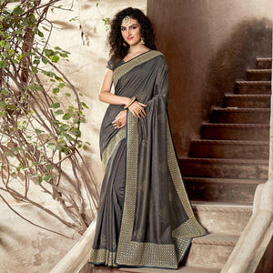 grey-embellished-vichitra-silk-saree-143927