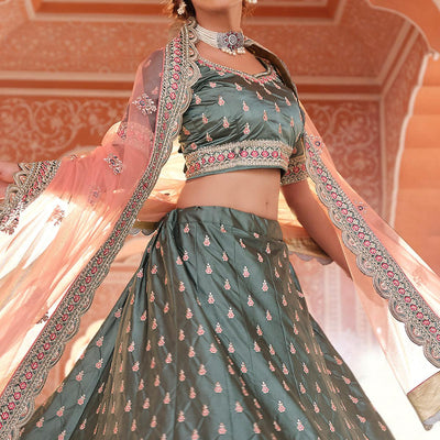 grey-embellished-with-embroidered-satin-lehenga-choli