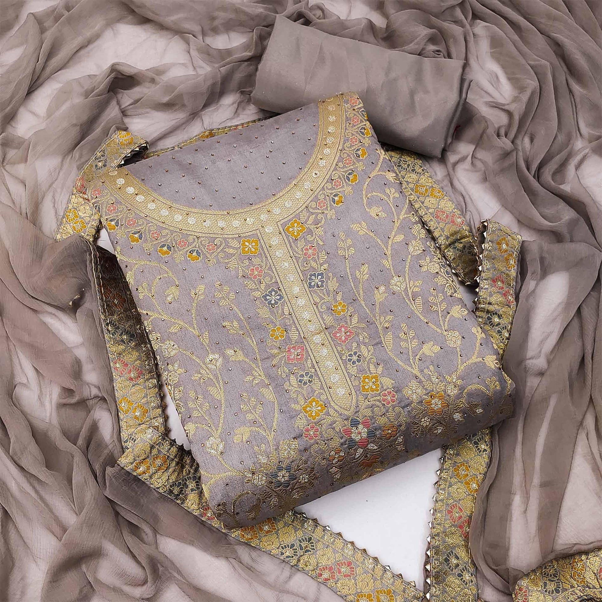 grey-festive-wear-embellished-with-embroidered-jacquard-dress-material-142314