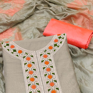 grey-embroidered-chanderi-dress-material-1