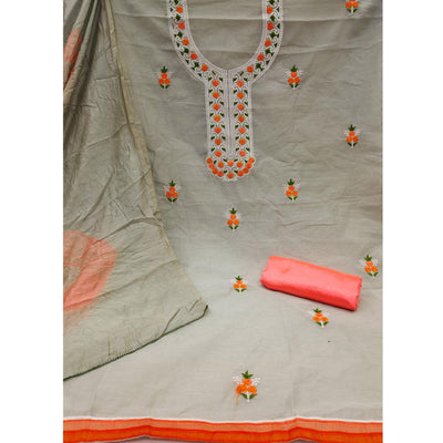 grey-embroidered-chanderi-dress-material-1