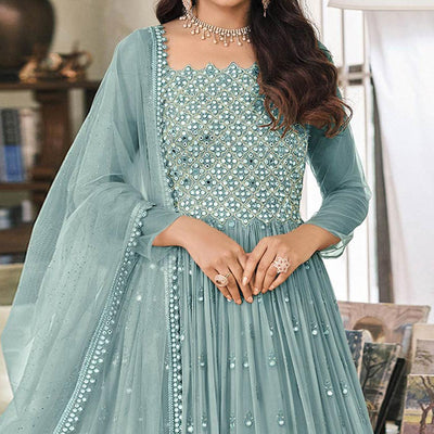 grey-embroidered-georgette-gown