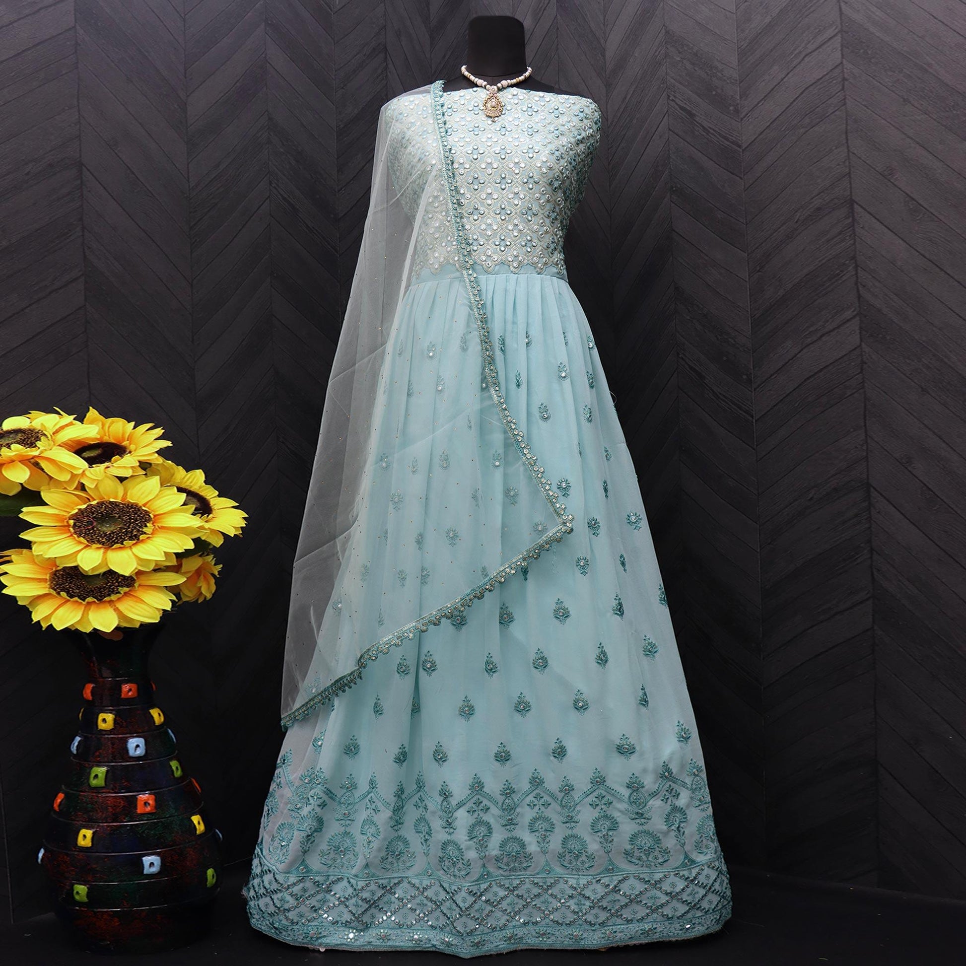 grey-embroidered-georgette-gown