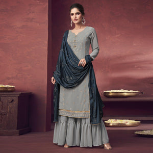 grey-embroidered-georgette-sharara-suit