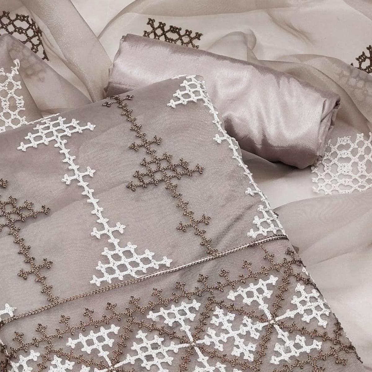 grey-embroidered-organza-dress-material