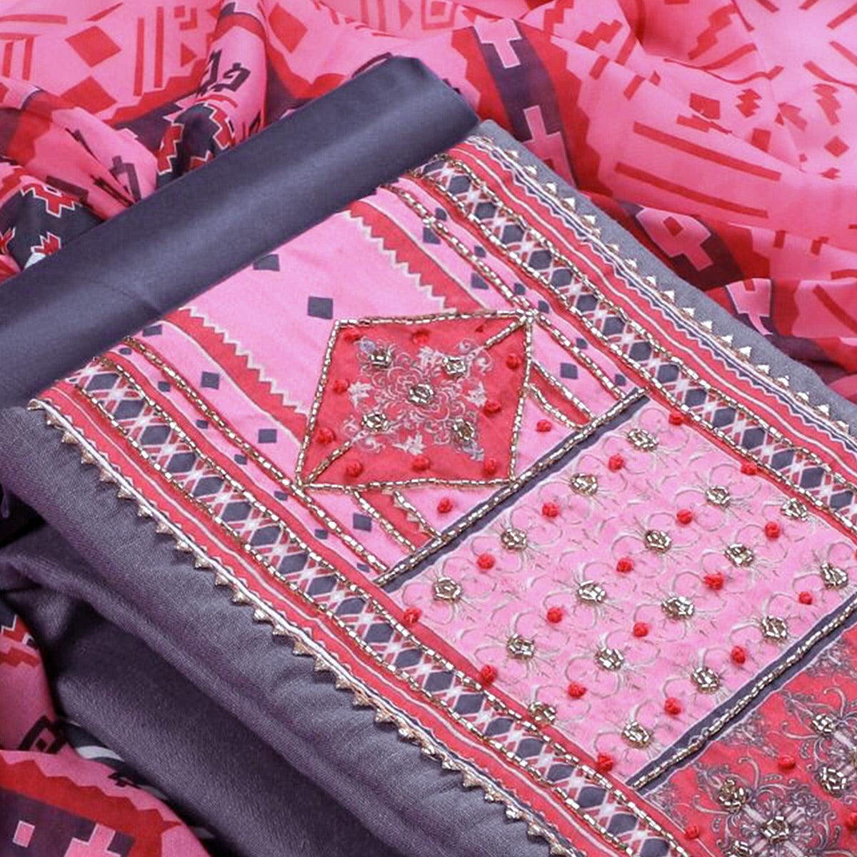 grey-embroidered-poly-cotton-dress-material