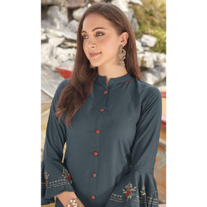 grey-embroidered-poly-cotton-kurti