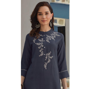 grey-embroidered-poly-cotton-kurti-1