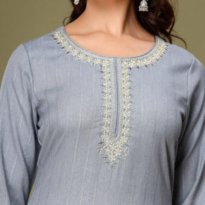 grey-embroidered-rayon-kurti