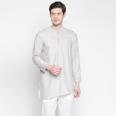 charming-grey-colored-festive-wear-cotton-kurta