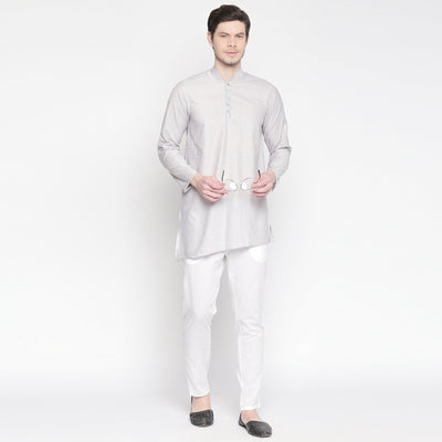 charming-grey-colored-festive-wear-cotton-kurta