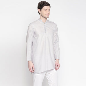 charming-grey-colored-festive-wear-cotton-kurta