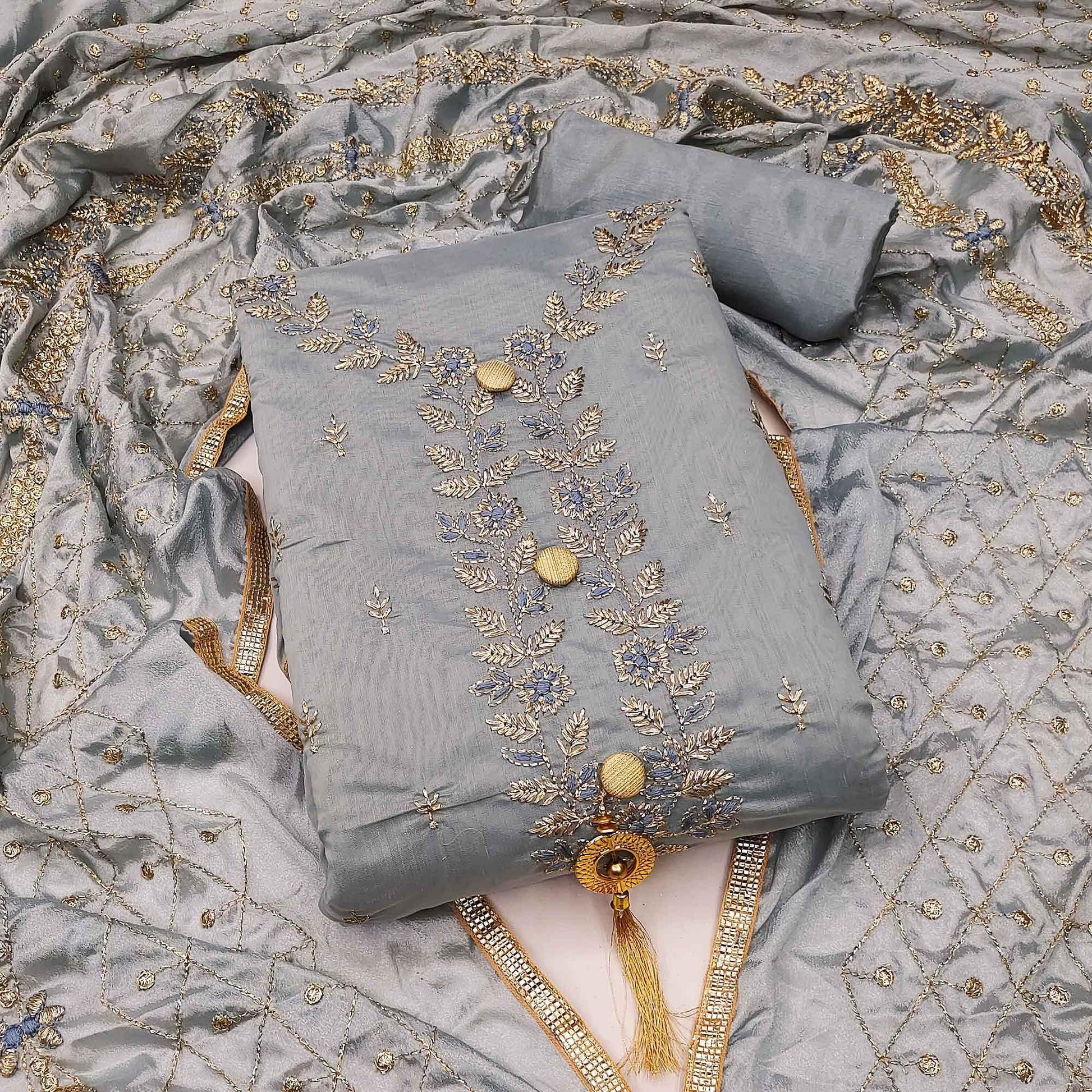 grey-festive-wear-embroidered-chanderi-dress-material-142517