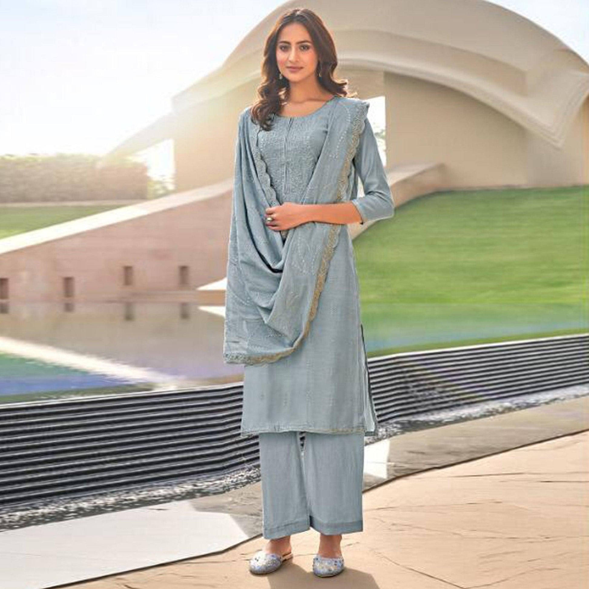 grey-festive-wear-embroidered-muslin-palazzo-suit-109839
