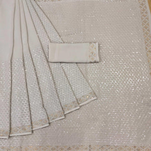 grey-festive-wear-embroidery-with-embellished-georgette-saree-142528