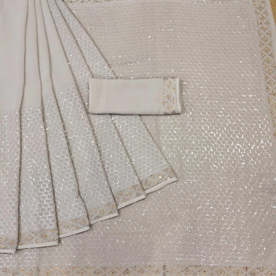 grey-festive-wear-embroidery-with-embellished-georgette-saree-142528