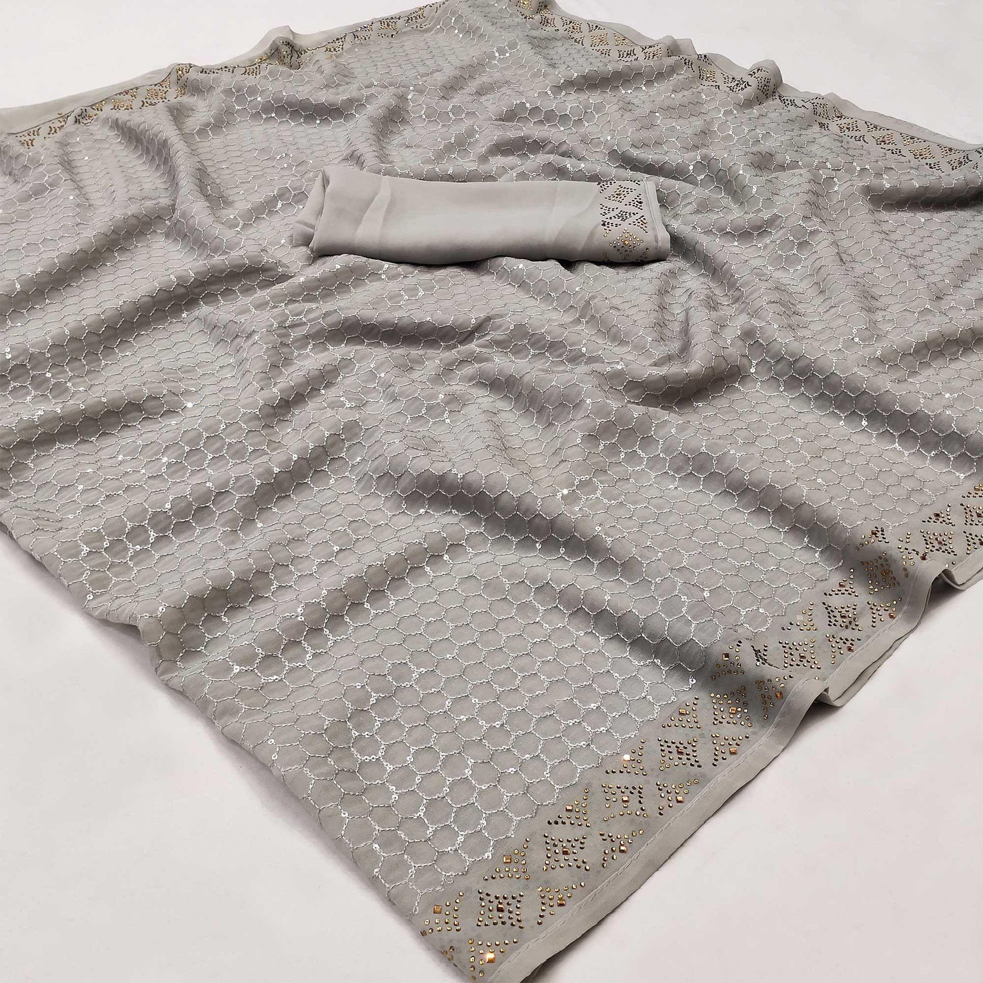 grey-festive-wear-embroidery-with-embellished-georgette-saree-142528