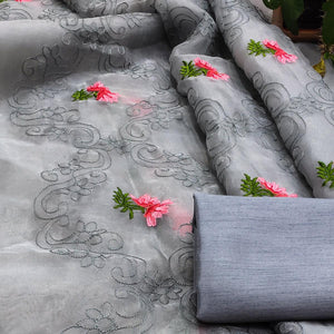 grey-festive-wear-floral-embroidered-organza-saree-132326