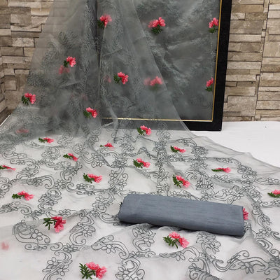 grey-festive-wear-floral-embroidered-organza-saree-132326