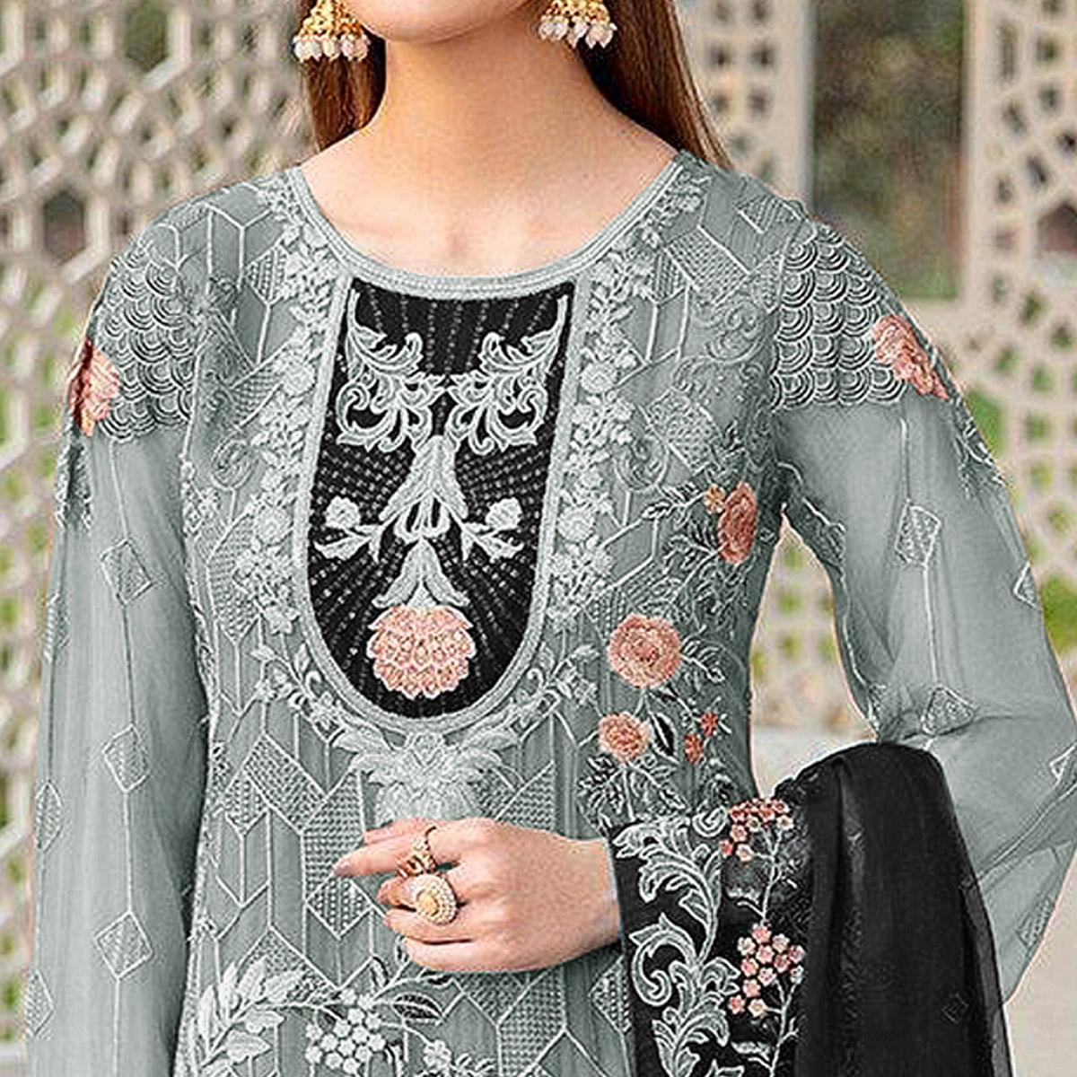 grey-festive-wear-floral-embroidered-straight-style-faux-georgette-palazzo-suit-117426