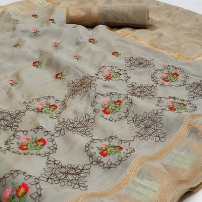 grey-festive-wear-floral-embroidery-with-woven-organza-saree-132617