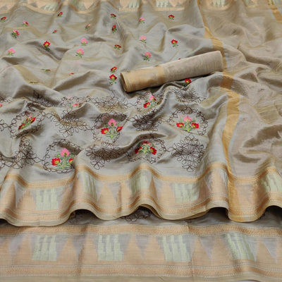 grey-festive-wear-floral-embroidery-with-woven-organza-saree-132617