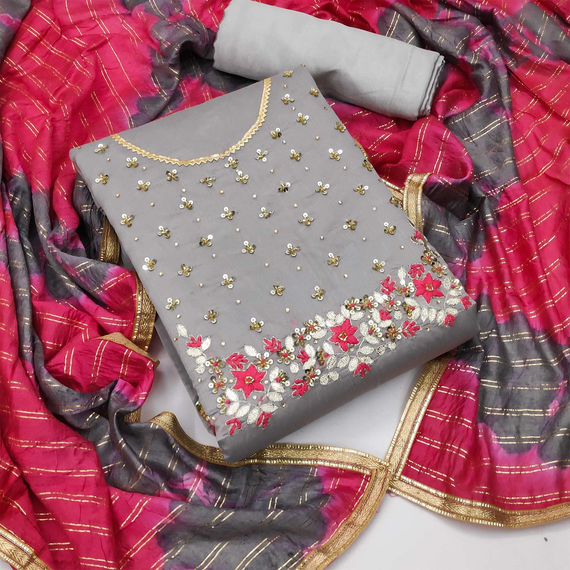 grey-festive-wear-floral-handwork-modal-chanderi-dress-material-114946