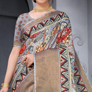 grey-festive-wear-floral-printed-art-silk-saree-141944