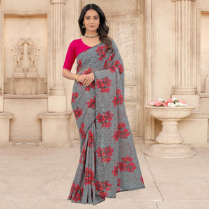 grey-festive-wear-floral-printed-with-sequence-georgette-saree-141012