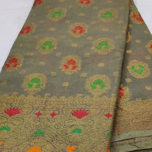 grey-festive-wear-floral-woven-cotton-saree-with-meena-butta-pallu-106288