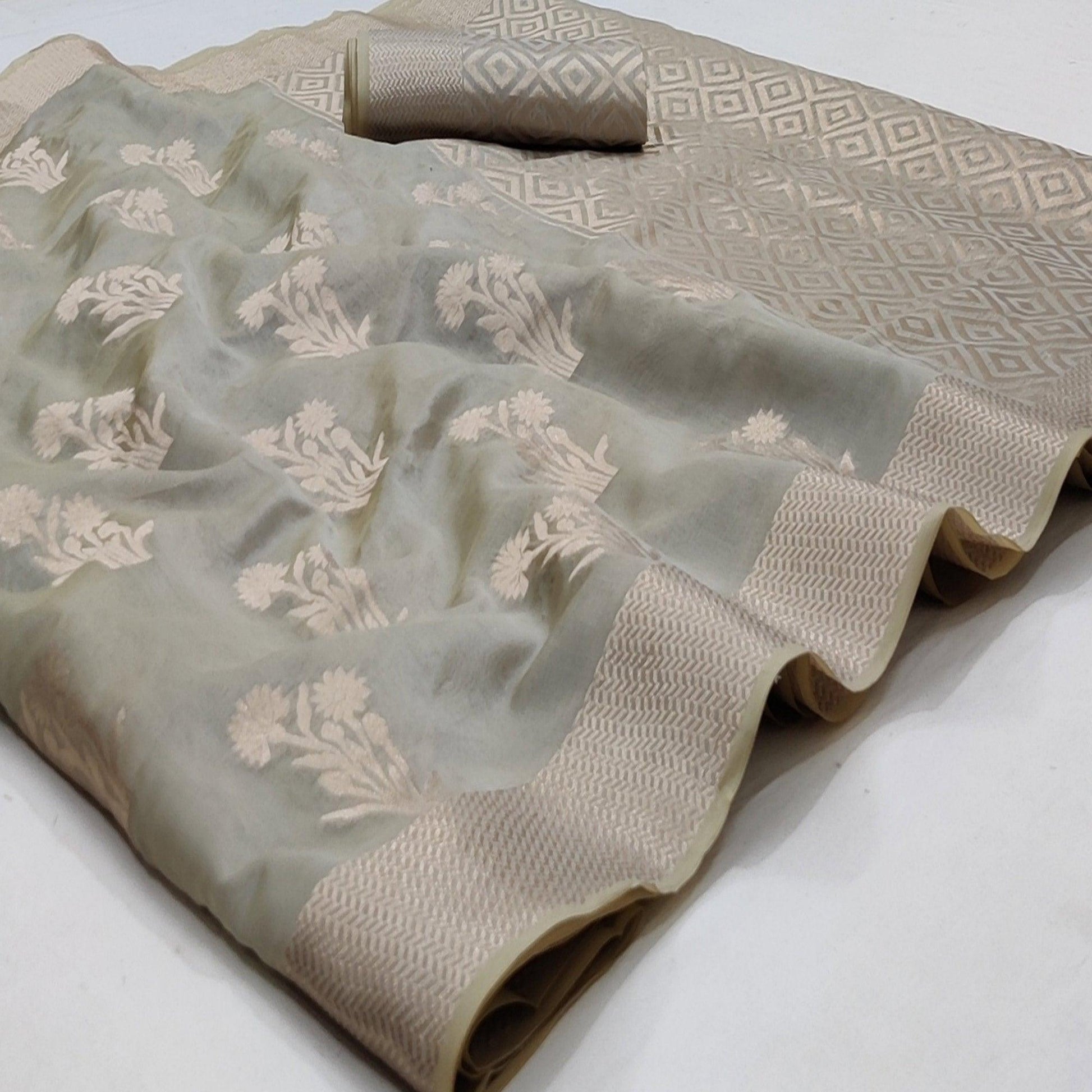 grey-festive-wear-floral-woven-soft-organza-saree-136936