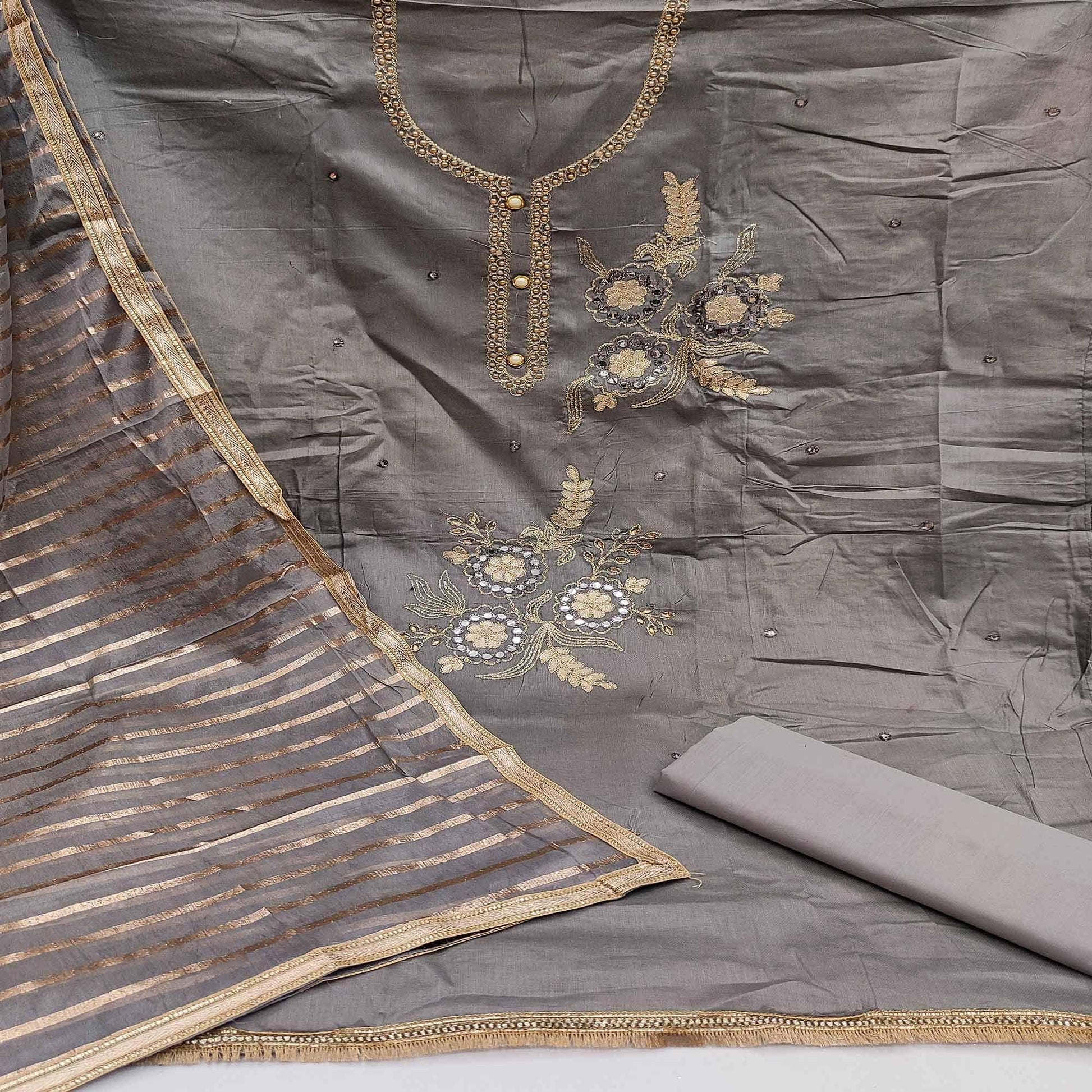 grey-festive-wear-gotta-plus-handwork-glass-cotton-dress-material-111271