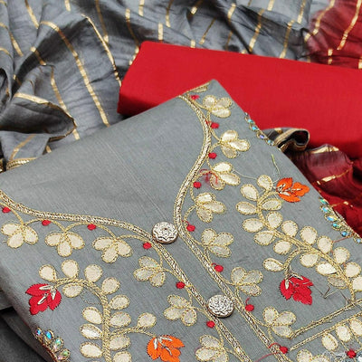 grey-festive-wear-gotta-plus-handwork-glass-cotton-dress-material-111259