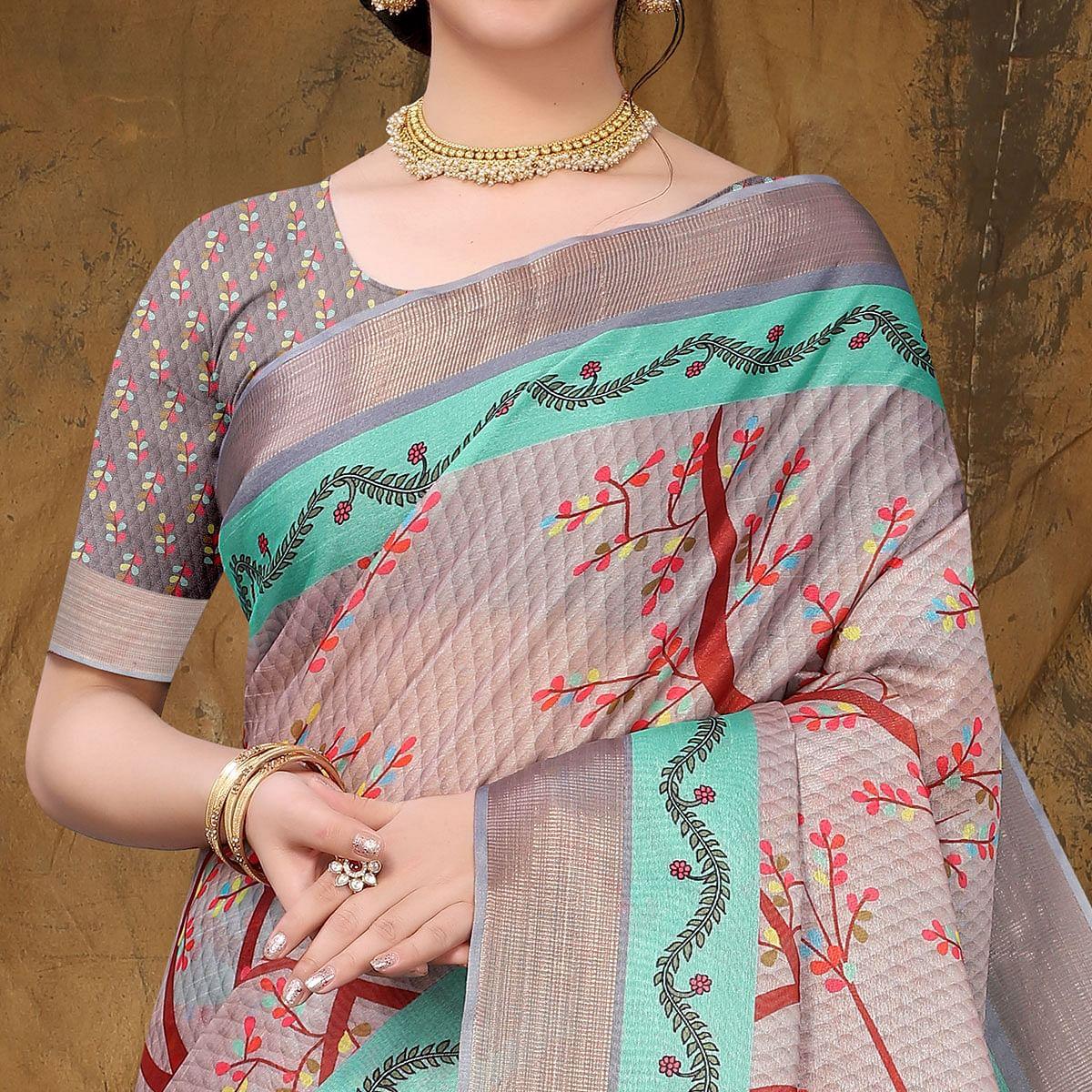 grey-festive-wear-printed-art-silk-saree-141948