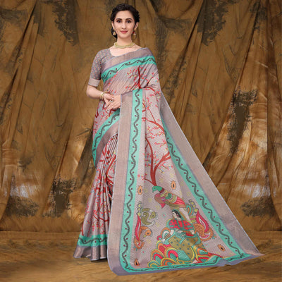 grey-festive-wear-printed-art-silk-saree-141948