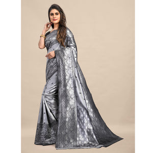 grey-festive-wear-rich-woven-border-soft-banarasi-silk-saree-115859