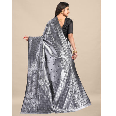 grey-festive-wear-rich-woven-border-soft-banarasi-silk-saree-115859