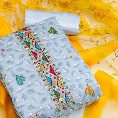 grey-festive-wear-sequence-embroidered-chanderi-cotton-dress-material-138632