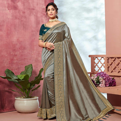grey-festive-wear-vichitra-silk-saree-with-embroidered-border-117710