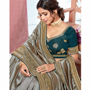 grey-festive-wear-vichitra-silk-saree-with-embroidered-border-117710