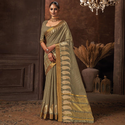 grey-festive-wear-solid-cotton-saree-141560