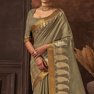 grey-festive-wear-solid-cotton-saree-141560