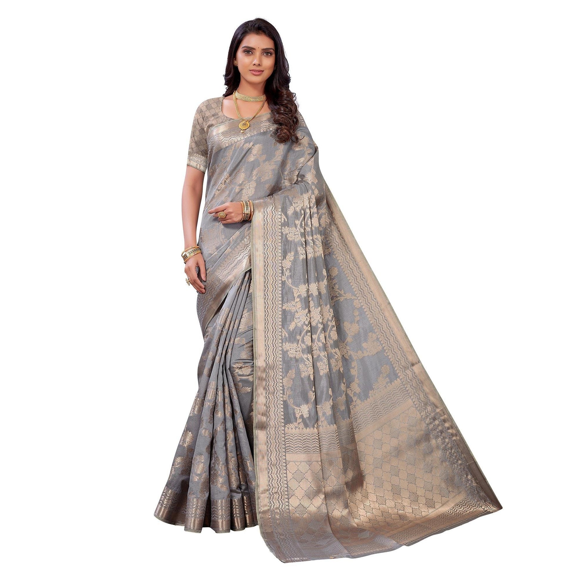 grey-festive-wear-woven-soft-raw-silk-saree-126583
