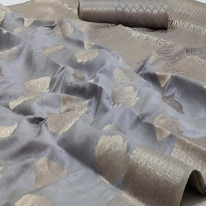 grey-festive-wear-woven-pure-soft-raw-silk-saree-134103