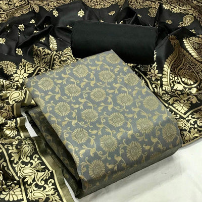 grey-festive-wear-woven-banarasi-silk-dress-material-138807