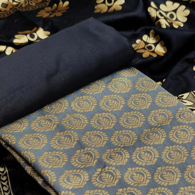 grey-festive-wear-woven-banarasi-silk-dress-material-124360