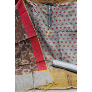 grey-festive-wear-woven-banarasi-jacquard-dress-material-126805