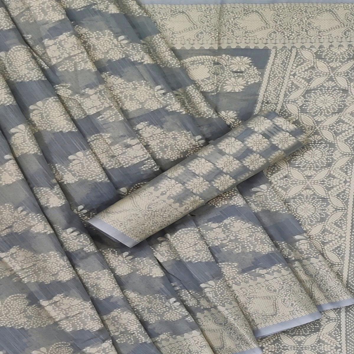 grey-festive-wear-woven-cotton-saree-141039