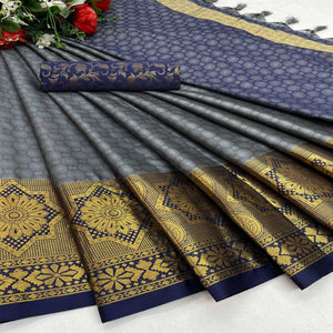 grey-festive-wear-woven-cotton-silk-saree-135476