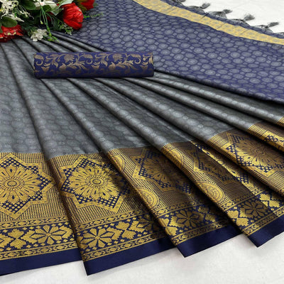 grey-festive-wear-woven-cotton-silk-saree-135476